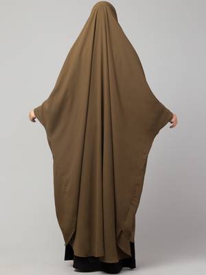 Olive Kashibo Plain Abaya 6