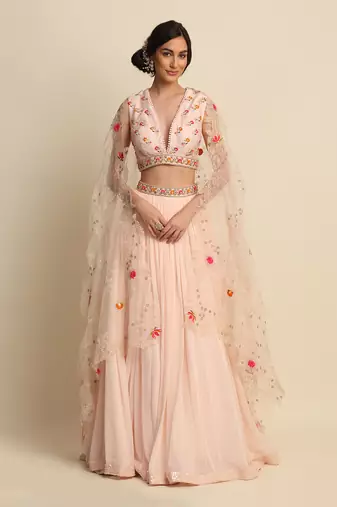 Blush Pink Lehenga Set