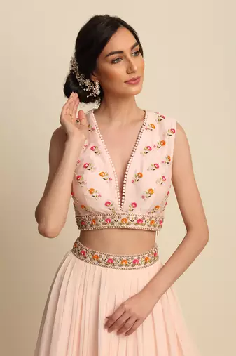 Blush Pink Lehenga Set