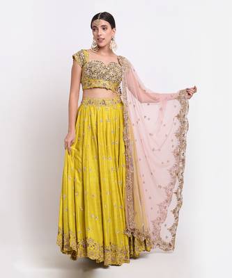 Mehendi Green Lehenga Set 2