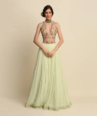 Mint Green Lehenga Set 1