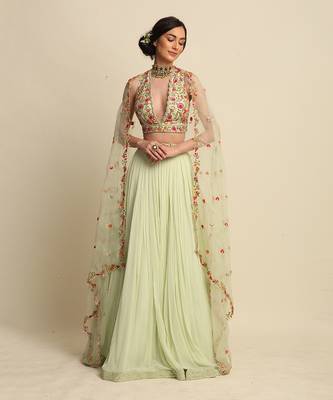 Mint Green Lehenga Set 2