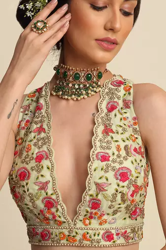 Mint Green Lehenga Set