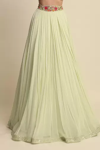 Mint Green Lehenga Set