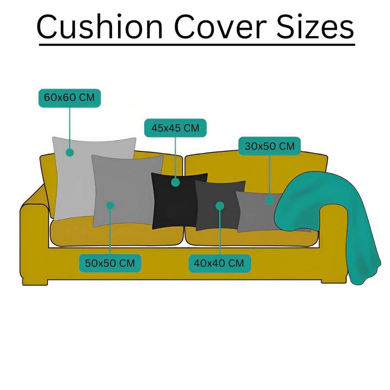 Lushomes Square Cushion Cover with Pom Pom, Cotton Sofa Pillow