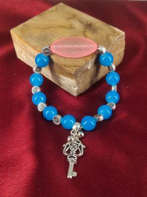 Blue pearl bracelets 1