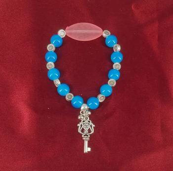 Blue pearl bracelets 2