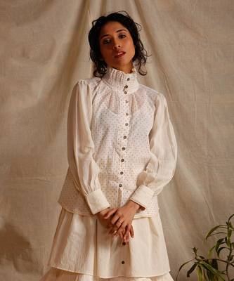 Beige The Welma Shirt 8