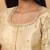 Salwar Studio Women's Beige Silk Blend Readymade Saree Blouse