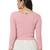 Salwar Studio Women's Light Pink Woolen Lycra Stretchable Readymade Saree Blouse