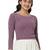 Salwar Studio Women's Violet Woolen Lycra Stretchable Readymade Saree Blouse