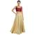 Salwar Studio Women's Maroon Silk Readymade Saree Blouse