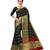 Black Colored Dupion silk  Saree With Matching Blouse.