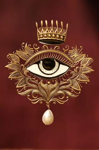 Third eye of shiva Brooch