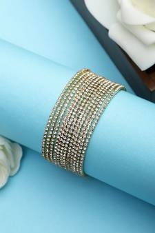 White bangles-and-bracelets