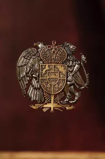 Power Eagle Brooch