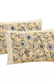 Cotton Printed King Size Double Bedsheet with 2 Pillow Covers Set