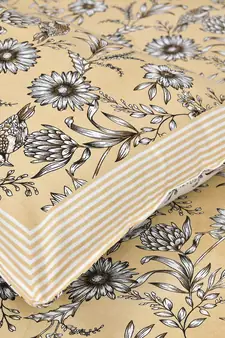 Cotton Printed King Size Double Bedsheet with 2 Pillow Covers Set
