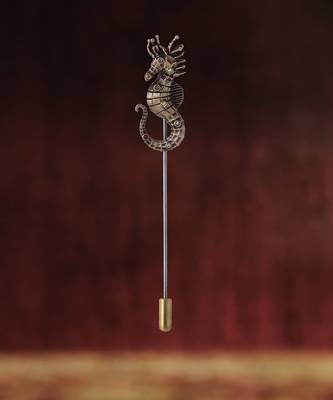 Crowned Sea horse Lapel Pin 4
