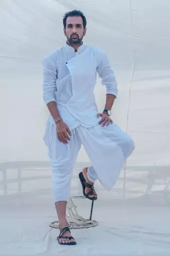 White Divine Cotton Kurta