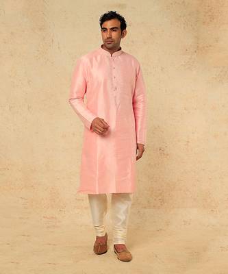Pink Emb. Kurta Set 1