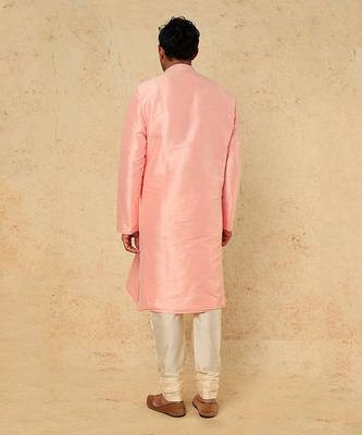 Pink Emb. Kurta Set 2