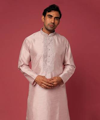 Mauve emb. Kurta set 3
