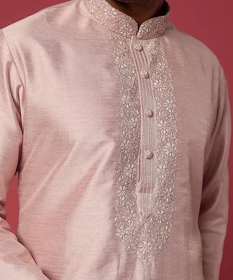 Mauve emb. Kurta set 4