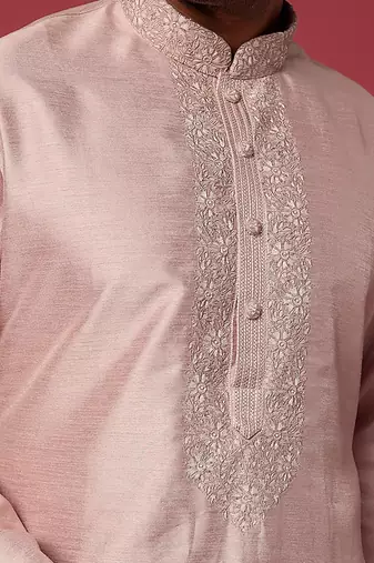 Mauve emb. Kurta set
