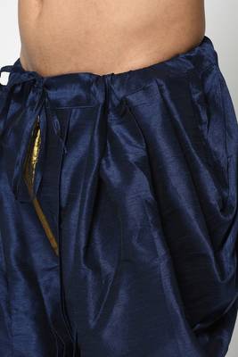 DEYANN Jacquard Silk Woven Desilgn Kurta With Dhoti Pant Set For Men 2