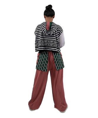 REVERSIBLE PATCHED CROP HOODIE 5
