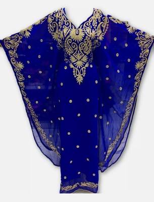 Dubai Moroccan Islamic Kaftan Abaya Farasha Party Wear Floor Length Dress For Women 2