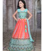 Wedding Designer Multi Georgette Lehenga choli