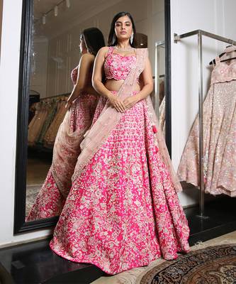 Rani Multi Lace Lehenga 1
