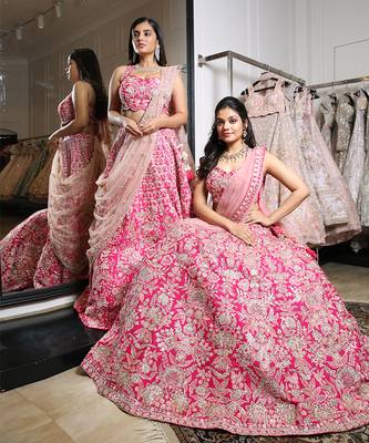 Rani Multi Lace Lehenga 2