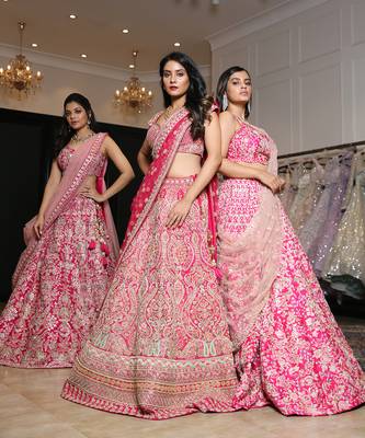 Rani Multi Lace Lehenga 4