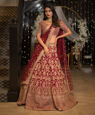 Wine Querishi Lehenga 2