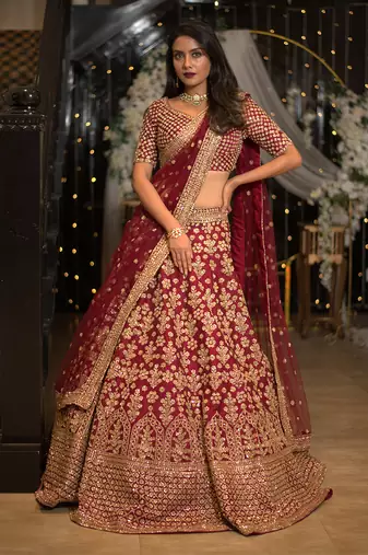 Wine Querishi Lehenga