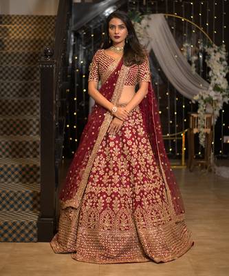 Wine Querishi Lehenga 1