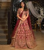 Wine Querishi Lehenga