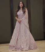 Lilac Kahkashan Lehenga 