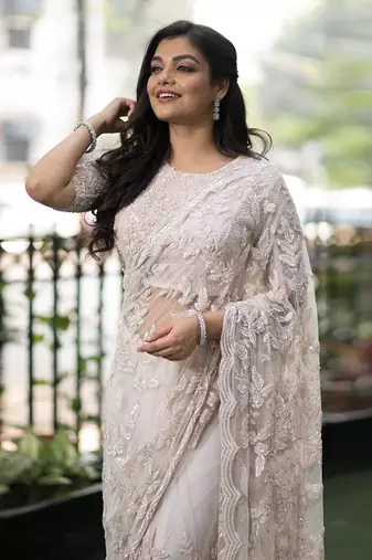 White Snow Sarees