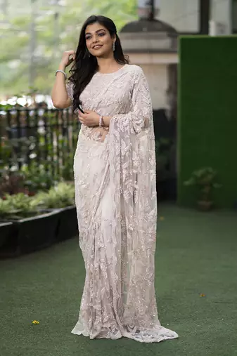 White Snow Sarees