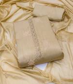 Beige embroidered Art Silk salwar