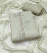 Green embroidered Art Silk salwar