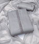 Grey embroidered Art Silk salwar