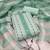 Green stripes print cotton salwar