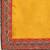 Mustard plain poly cotton saree with blouse