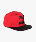 PUMA 052942 Lifestyle Color Red and Black Cap