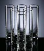 Multipurpose Drinking Glass -H1, Pack Of 6, 250 Ml, Transparent